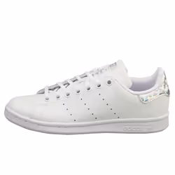 adidas Stan Smith Kids Classic Trainers in White Silver - 6.5 UK