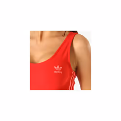 Women's adidas Originals Crop Tank Top Scarlet Red - 18
