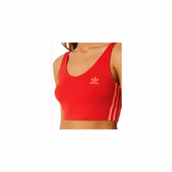 Women's adidas Originals Crop Tank Top Scarlet Red - 18