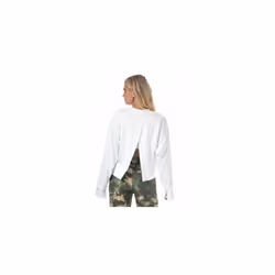 Womens adidas Crew Neck Regular Sweatshirt White - 12