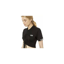 Womens adidas Originals Rouged T Shirt Tee Black - 12