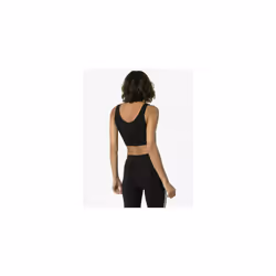 Women's adidas Originals Crop Tank Top Black White - 16