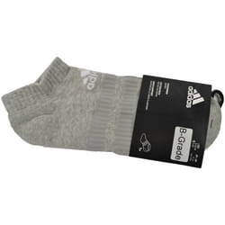 Adidas Adults Cushioned Ankle Socks Grey - M