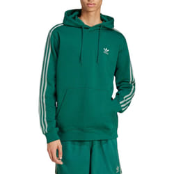 ADIDAS Originals 3-Stripes Mens Hoodie Winter Hooded Sweatshirt Collegiate Green - M