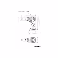 Metabo SB 18 LTX BL I 2000 RPM Keyless 1.8 kg Black, Green - Additional view 7