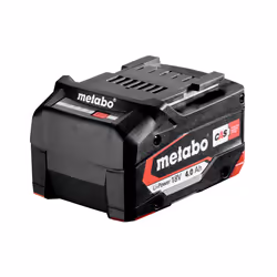 Metabo 625027000, Battery, Lithium-Ion (Li-Ion), 4 Ah, 18 V, Drill, Black