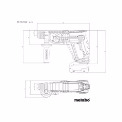 Metabo KH 18 LTX 24 1400 RPM SDS Plus