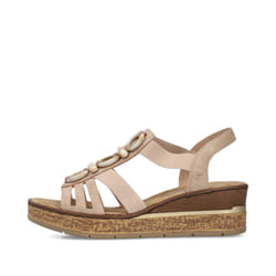 Rieker 63778-31 Womens Sandals Pink - UK 4