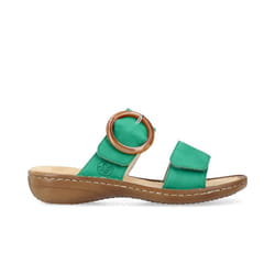 ) 60894-52 | Green | Womens Adjustable Mule Sandals - 6 (Adults'