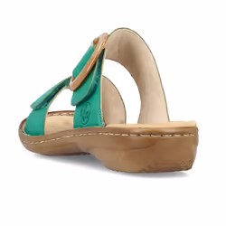 ) 60894-52 | Green | Womens Adjustable Mule Sandals - 6 (Adults'