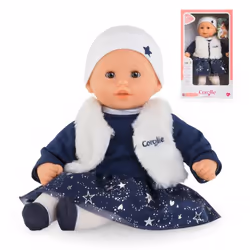Corolle Bébé Calin Marguerite Starlit Night, Baby doll, Female, 1.5 yr(s), Boy/Girl, 300 mm, Multicolour
