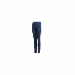 ) Girls adidas Athletic Club Bold Leggings Navy Blue - age 7-8 Years (Height 128cm
