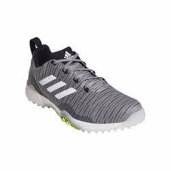 ADIDAS Golf Mens CodeChaos Waterproof Performance Spikeless Golf Shoes Grey/White - Grey/White/Black