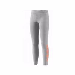 ) adidas Junior Girls Linear Leggings Grey FM7023 - age 4-5 Years (Height 110cm