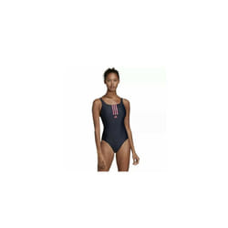 adidas Womens Mid 3-Stripes Swimsuit Legend Ink - UK30