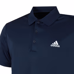 adidas Golf Mens 2021 Performance Left Chest Logo Stretch Soft Polo Shirt - M, Collegiate Navy