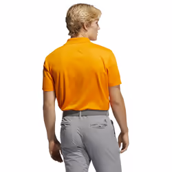 adidas Golf Mens 2021 Performance Moisture Wicking PRIMEGREEN Polo Shirt - S, Bright Orange