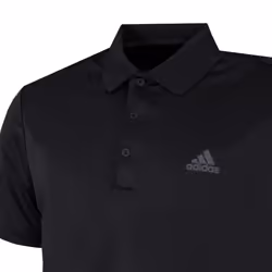 adidas Golf Mens 2021 Performance Left Chest Logo Stretch Soft Polo Shirt - S, Black