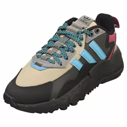 adidas Nite Jogger Winterized Mens Fashion Trainers in Black Grey - 5