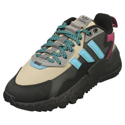 adidas Nite Jogger Winterized Mens Fashion Trainers in Black Grey - 5