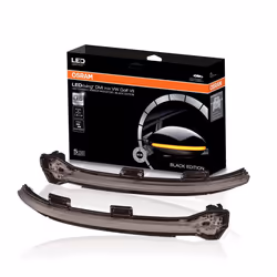 Turn Signal; OSRAM; LEDriving; yellow lateral installation, Exterior Mirror LED 12 Dynamic; for VOLKSWAGEN, VW