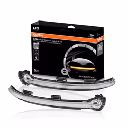 Turn Signal; OSRAM; LEDriving; yellow lateral installation, Exterior Mirror LED 12 Dynamic; for VOLKSWAGEN, VW