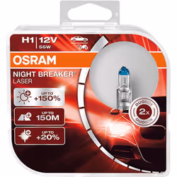 OSRAM 64150NL-HCB Bulb, spotlight H1 12V 55W 4200K Halogen FORD: Tourneo Custom V362 Minibus, Transit Custom V362 Van, FOCUS 3, VAUXHALL: Insignia Mk1