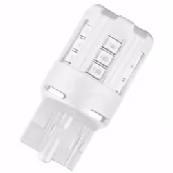 Osram LED Retrofit 582 W21V 3W Red Brake Light Wedge Bulbs W3x16d Car