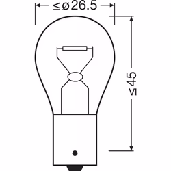 OSRAM 7506ULT-2BL Light Bulbs 12 21 P21W