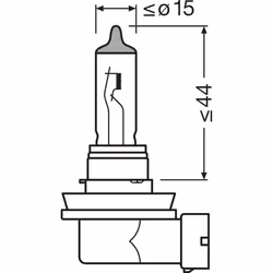 OSRAM 64211-1BL Bulb, spotlight H11 12V 55W