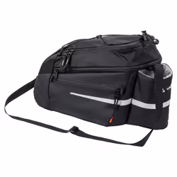 VAUDE Silkroad L, Rear, Bicycle bag, Polyamide, Polyurethane, Black, 11 L, 220 mm