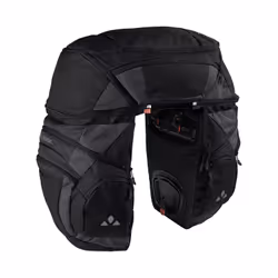 VAUDE Karakorum Pro, Rear, Bicycle bag, Polyester, Polyurethane, Black, 65 L, 30 kg