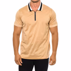 Polo De Manga Corta 745400533200 Para Hombre - beige, S