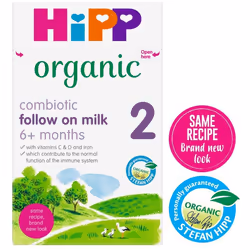 HiPP Organic 2 Follow on Baby Milk Powder from 6 months - Case of 4 x 800g boxes