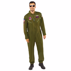 Men's Top Gun jumpsuit costume - L