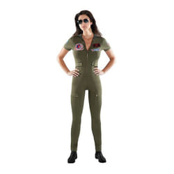 Adult Top Gun Jumpsuit Costume - Large