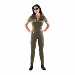 Adult Top Gun Jumpsuit Costume - XL