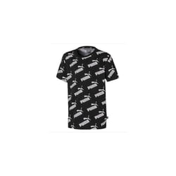 ) Junior Puma Amplified All Over Print Tee T-Shirt Graphic Black White 5816563 - Age 9-10 Years (140cm