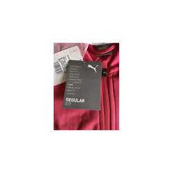 ) Girls Puma Track Suit Black Bottoms Pink Jacket - Age 9-10 Years (Height 140cm