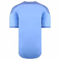 Puma DryCell TeamFinal 21 Short Sleeve Mens Light Blue Training Jersey T-Shirt 656481 18 (UK ) - L