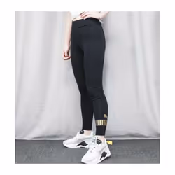 Womens Puma Essential Leggings Black - Small