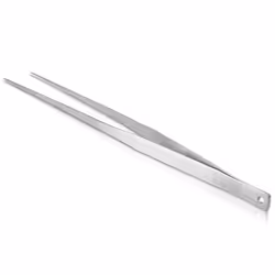 Stainless Steel Kitchen Tweezers - 40 cm Precision Kitchen Tweezer Tongs for Cooking, Garnish, Cake Decorating - Extra Long Chef Tweezers