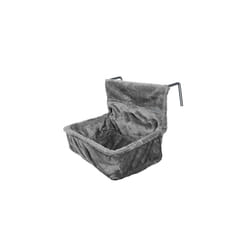 Navaris Cat Radiator Bed - Hanging Plush Basket Hammock with Cushion and Adjustable Metal Frame to Hook onto Radiators - 6kg Maximum Weight