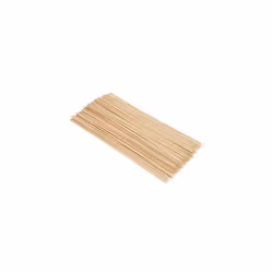 100x Bamboo Skewer Sticks Long Wooden Bamboo Skewers for Kebab Grill BBQ Fruit Chocolate Fountain Toasting Marshmallows 30 cm