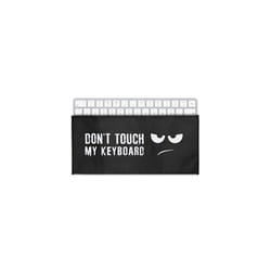 Keyboard Cover Compatible with Universal Keyboard (L) - Dust Cover PC Keyboard Fabric Case - Don't touch my keyboard