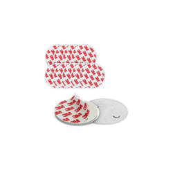 Navaris Magnetic Smoke Detector Mounting Pad, 10 Pack - Magnetic Adhesive Pads for Quick and Easy Installation of Smoke Alarms - No Drilling or Screws
