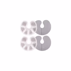 Navaris Breast Gel Pads - Hot or Cold Breastfeeding Pad Set - Reusable Heat or Cooling Compress Packs with Cotton Covers - 2 ...