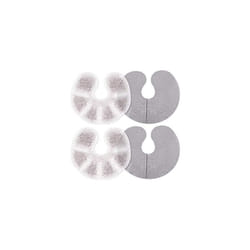 Navaris Breast Gel Pads - Hot or Cold Breastfeeding Pad Set - Reusable Heat or Cooling Compress Packs with Cotton Covers - 2 Pack, Grey