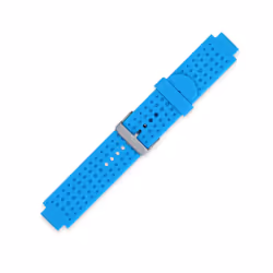 Strap Compatible with Garmin Forerunner 25 (L - 40 x 47 x 13.9 mm) Strap - Replacement Silicone Watch Band - Blue