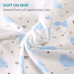 Muslin Cloths for Baby (Pack of 4) - 80 x 80 cm Squares for Burping, Blanket, Cot - Super Soft Viscose and Cotton